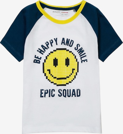 MINOTI T-Krekls 'Raglan', krāsa - jauktu krāsu / balts, Preces skats