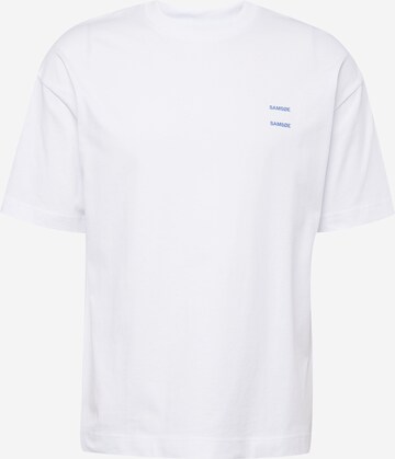 Samsøe Samsøe - Camiseta 'JOEL' en blanco: frente