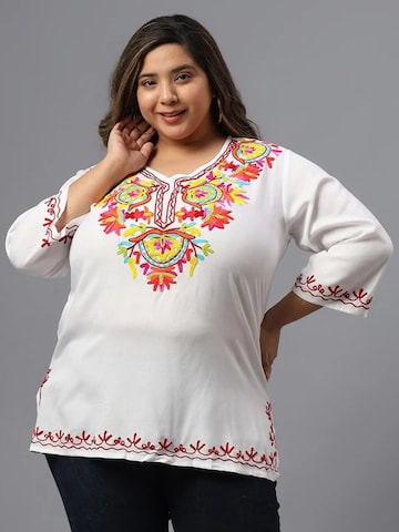 PfauGermany Tunic in White: front