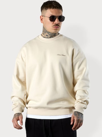 ESTEEM Sweatshirt 'Finesse' in Beige: front