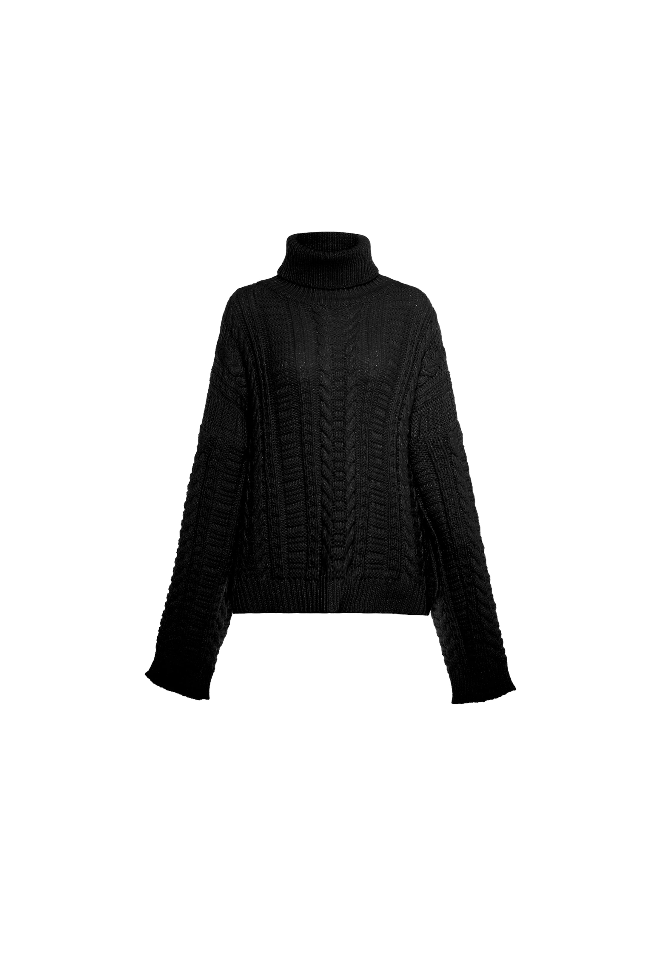 paino Pullover in Schwarz: Vorderseite