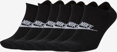 NIKE Chaussettes de sport en gris clair / noir, Vue avec produit