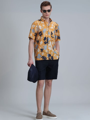 Lufian Slim fit Trousers 'Zegler' in Blue