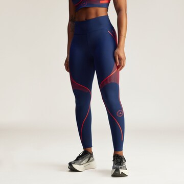 Skinny Pantalon de sport 'TruePace' ADIDAS BY STELLA MCCARTNEY en bleu : devant