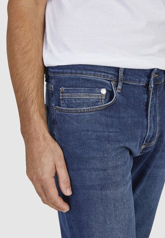 Coupe slim Jean HECHTER PARIS en bleu