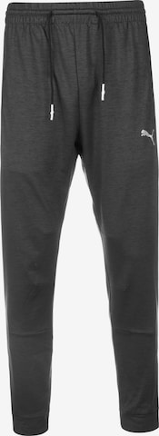 PUMA Tapered Workout Pants in Grey: front