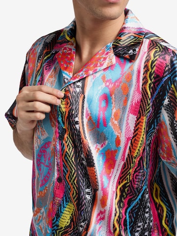 Carlo Colucci Comfort fit Button Up Shirt 'DeManincor' in Mixed colors