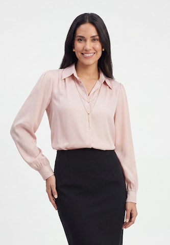 Chemisier usha BLACK LABEL en rose : devant