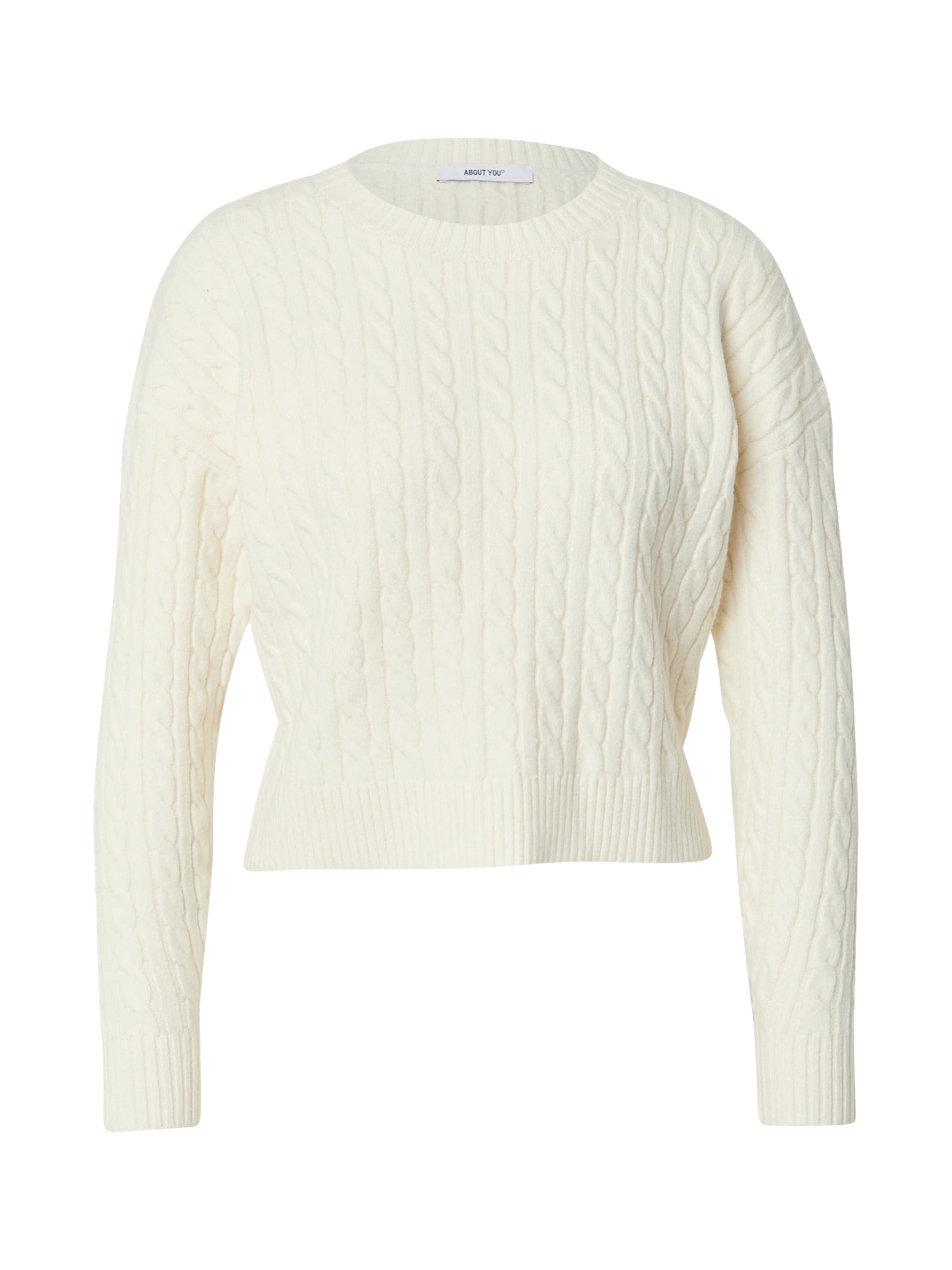 ABOUT YOU Пуловер 'Marita' в бял памук, Преглед на продукта