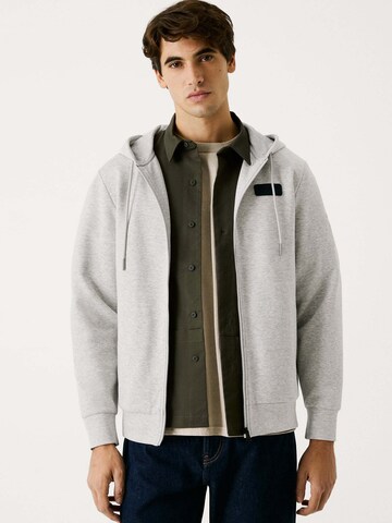 Giacca di felpa di Red Bull Racing x Pepe Jeans in grigio: frontale