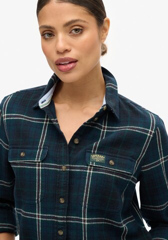 Superdry Blouse in Blue: front