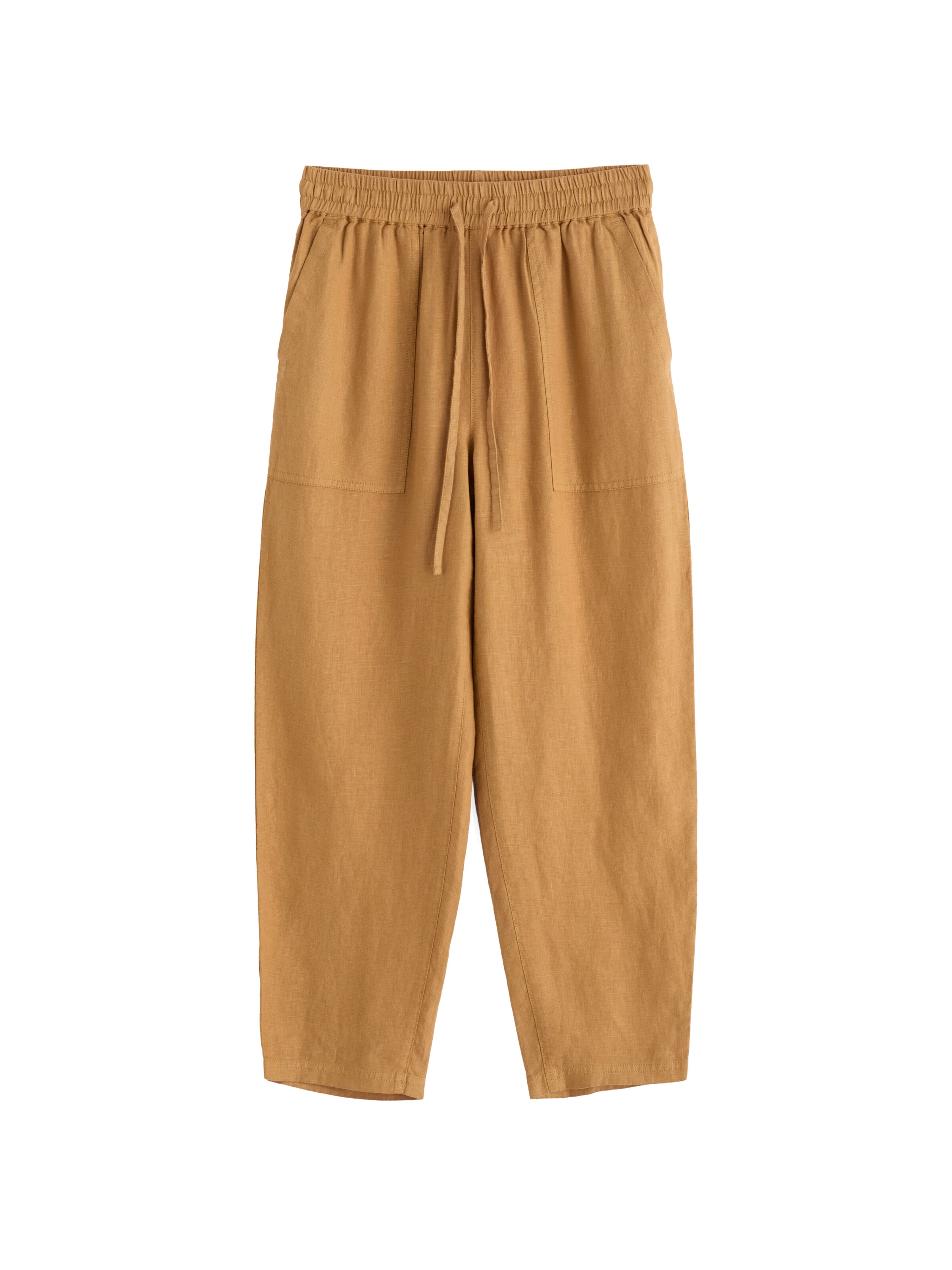Pantaloni 'Sholl' de la Seasalt Cornwall pe galben: față