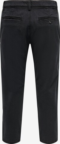 Only & Sons Regular Chino Pants 'AVI' in Black