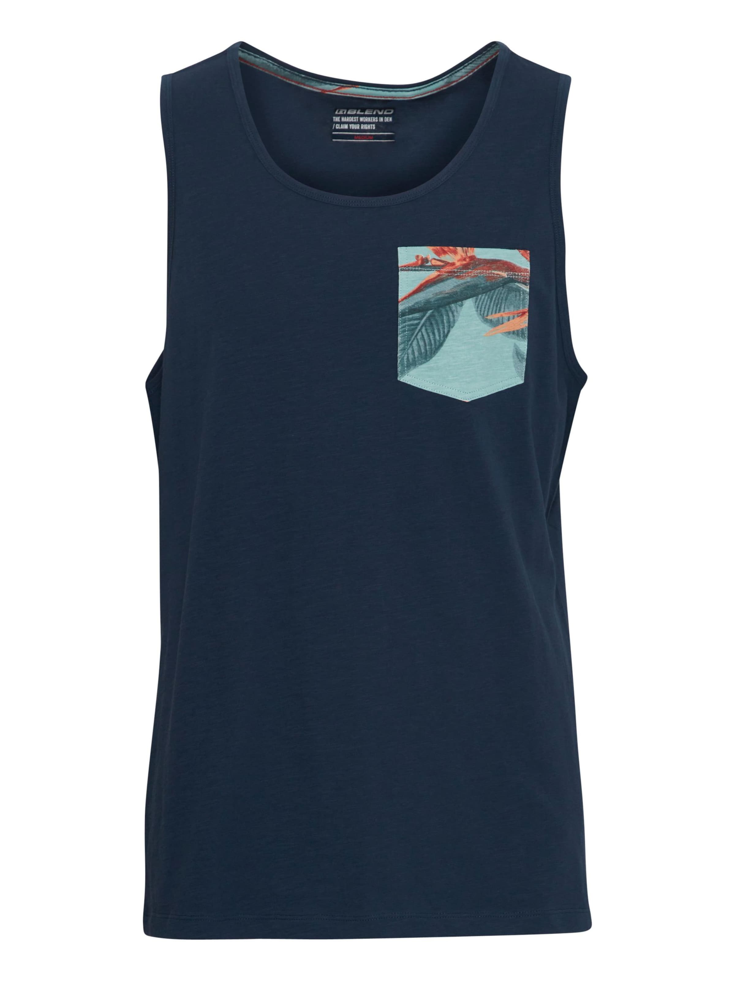 Maglietta 'Troppo' di BLEND in blu: frontale