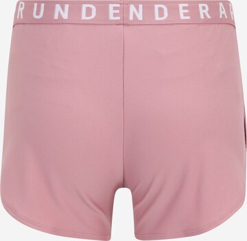 UNDER ARMOUR regular Sportsbukser 'Play Up 3.0' i pink