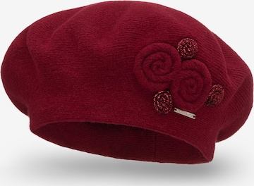 Bonnet '7037' Vivisence en rouge : devant