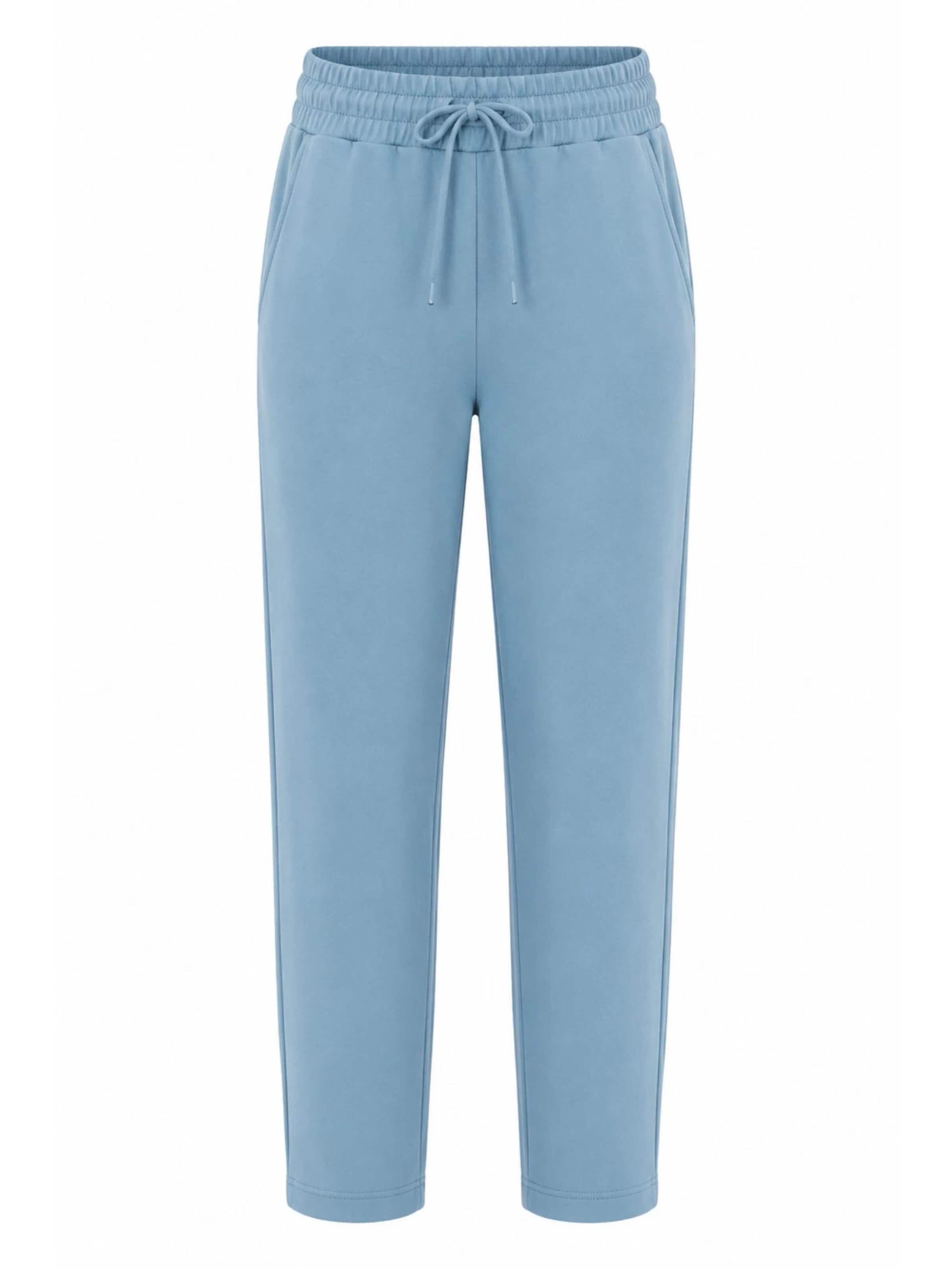 True North Tapered Pants 'Jogging Pants' in Blue: front
