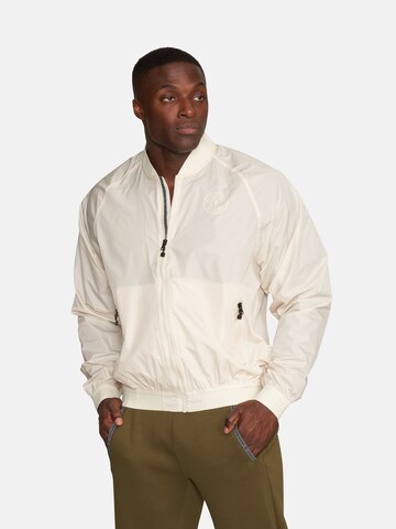 GOLD´S GYM APPAREL Jacke in Weiß: Vorderseite