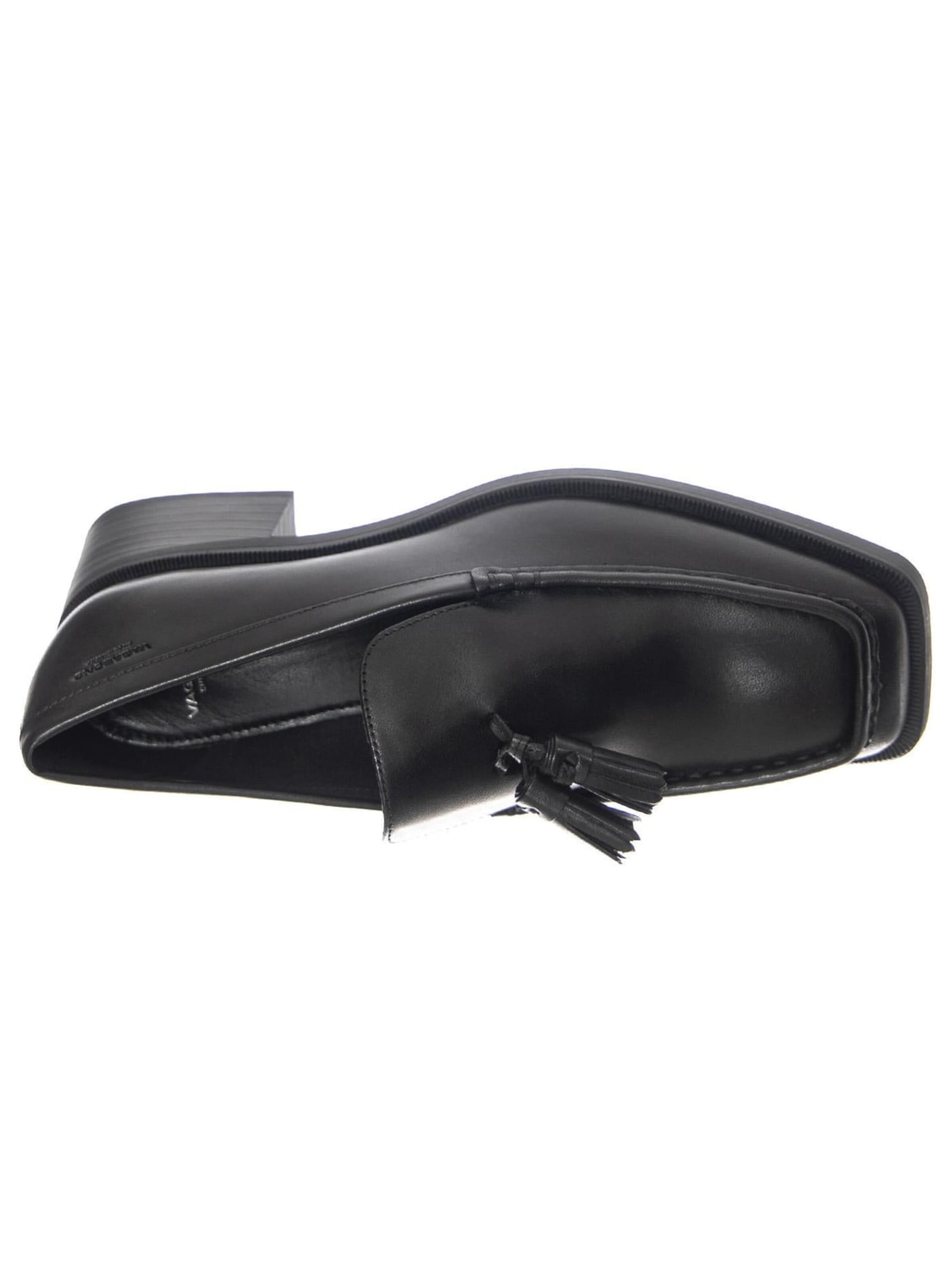 Mocassino 'W' Blanca Black Cow Leather Shoes' di Vagabond in nero