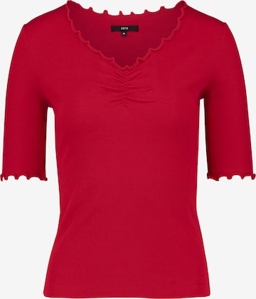 T-shirt zero en rouge : devant