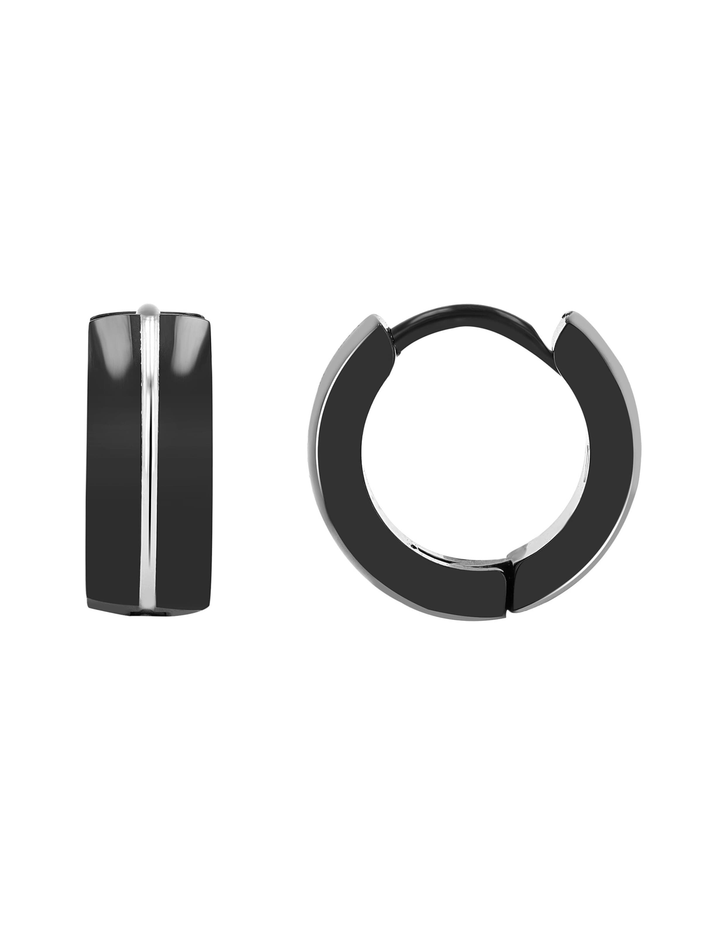 Akzent Earrings 'Tye, hautverträglich' in Black