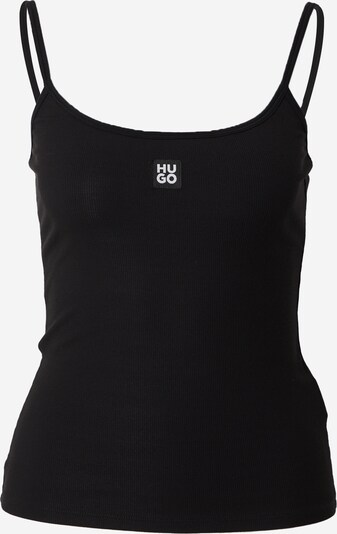 HUGO Top in schwarz / weiß, Produktansicht