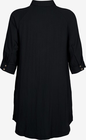 Zizzi Bluse 'Macy' in Schwarz