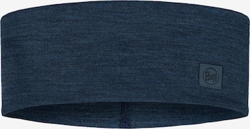 BUFF Sportstirnband 'Wide' in Blau: Vorderseite