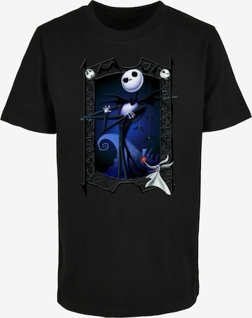 ABSOLUTE CULT Shirt 'The Nightmare Before Christmas - Pumpkin King' in Zwart: voorkant