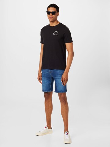 TOMMY HILFIGER T-Shirt in Schwarz