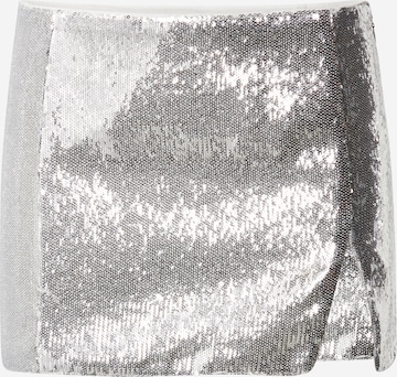 WEEKDAY Spódnica 'Moa' w kolorze srebrny: przód