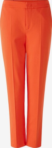 OUI Regular Pleated Pants in Orange: front