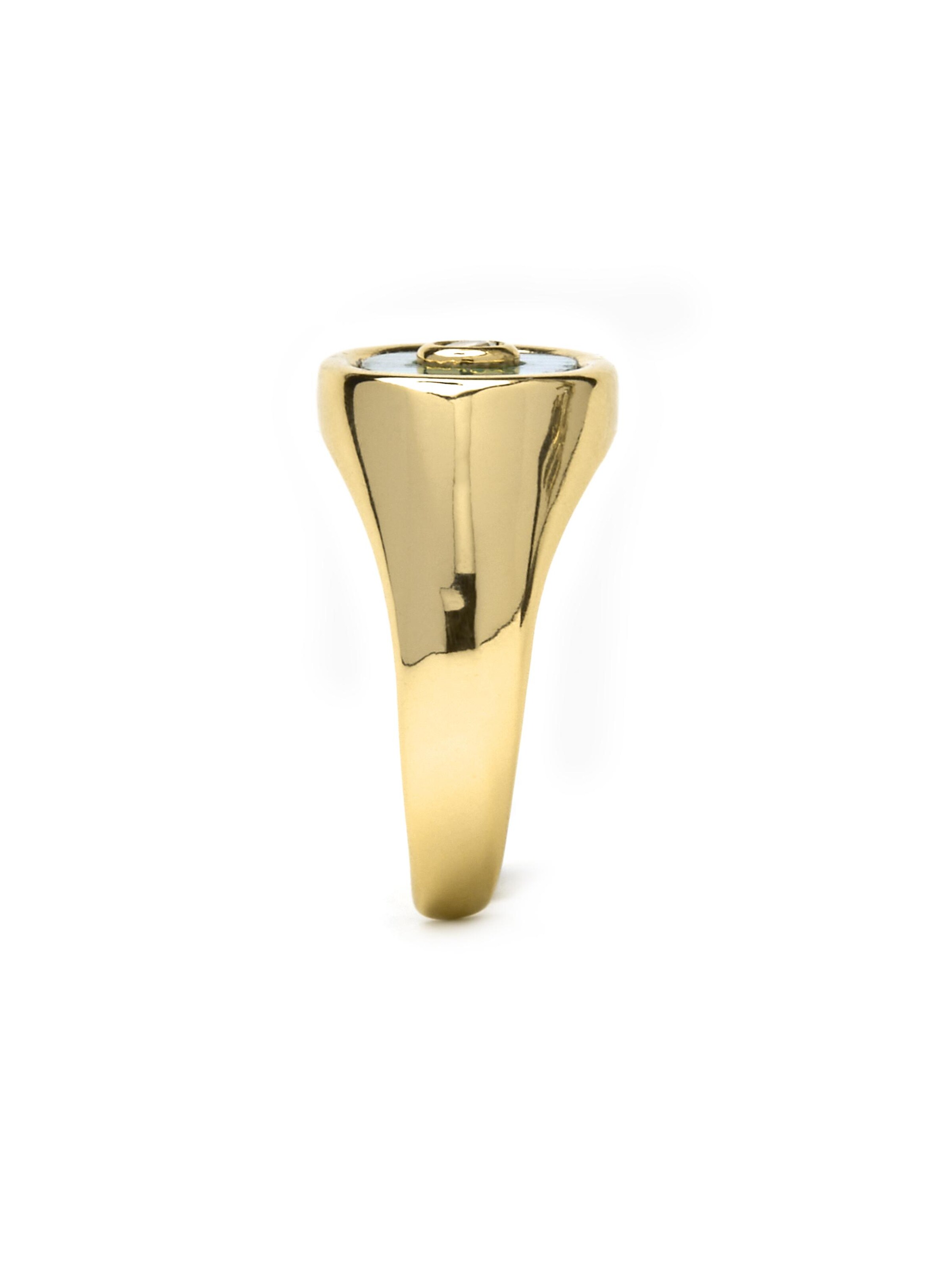 Luxenter - Anillo 'Staxo' en verde