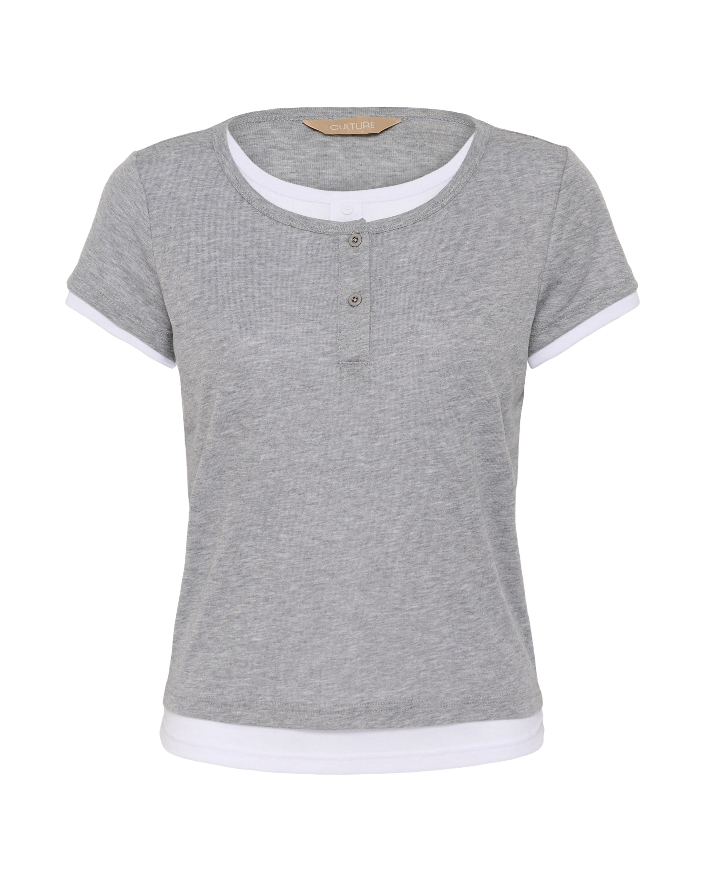 CULTURE - Camiseta 'Rachel' en gris: frente