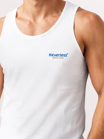 Neverless Shirt 'Catch me at the Beach' in Blau