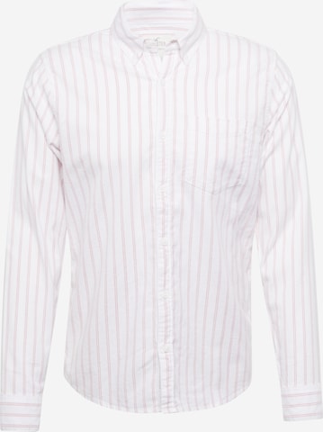 Coupe regular Chemise HOLLISTER en blanc : devant