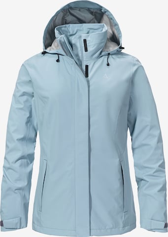 Veste outdoor Schöffel en bleu : devant