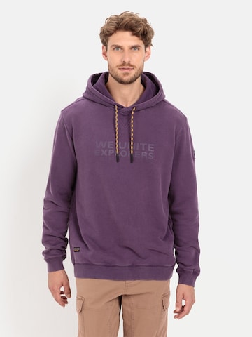 CAMEL ACTIVE Sweatshirt in Purple: front