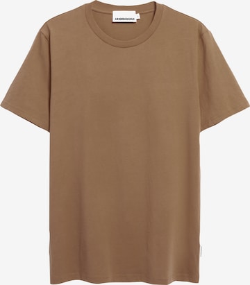 ARMEDANGELS T-Shirt 'JAAMES' in Braun: Vorderseite