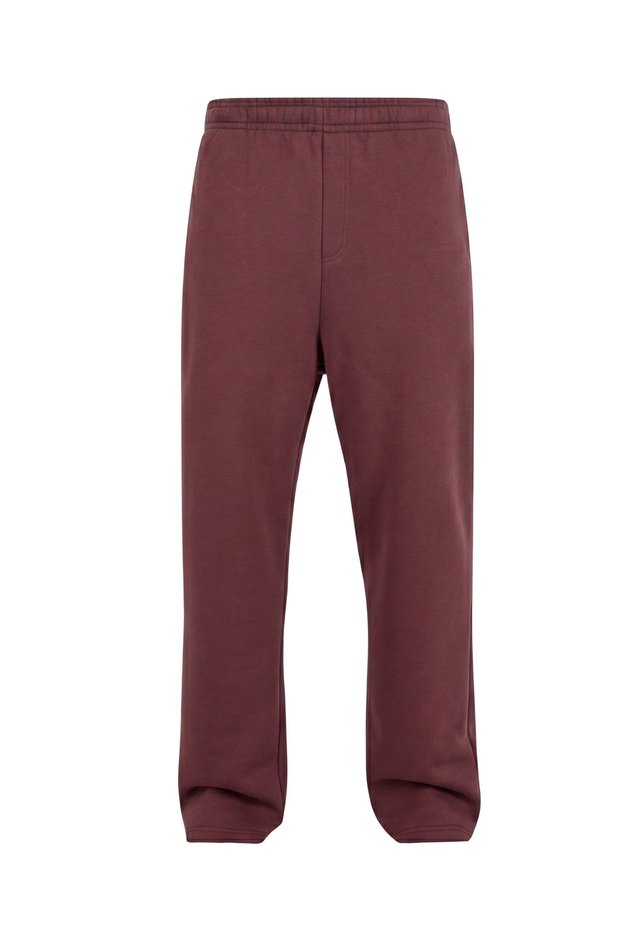 Urban Classics Regular Broek in Rood: voorkant