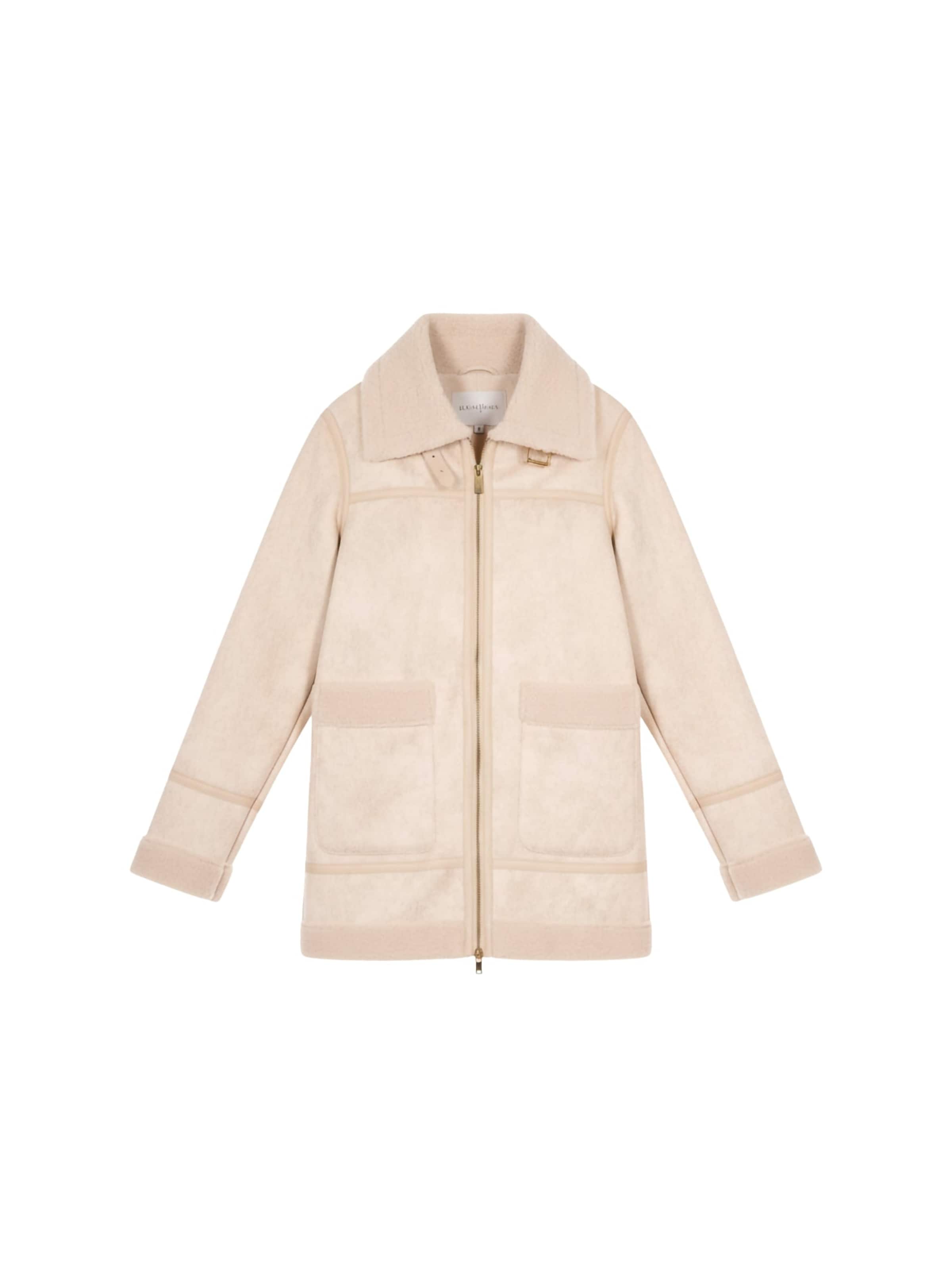 Yes Zee Winter Coat 'O061KJ00157' in Off white, Item view