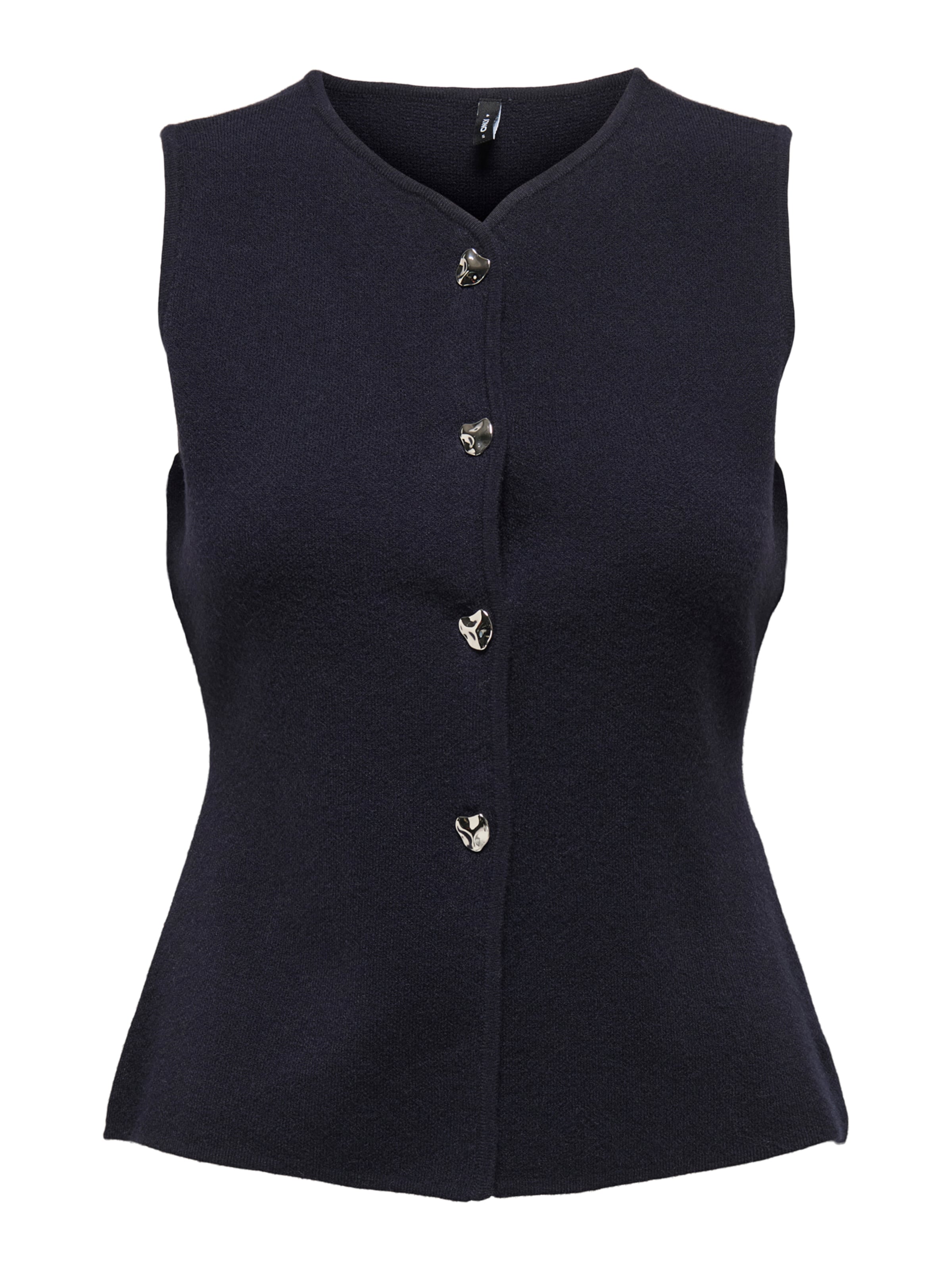 ONLY Kamizelka z dzianiny 'ONLIBI' w kolorze niebieski: przód