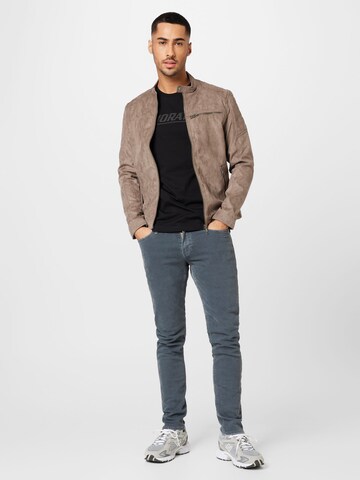 JACK & JONES Regular fit Φθινοπωρινό και ανοιξιάτικο μπουφάν 'Rocky' σε καφέ