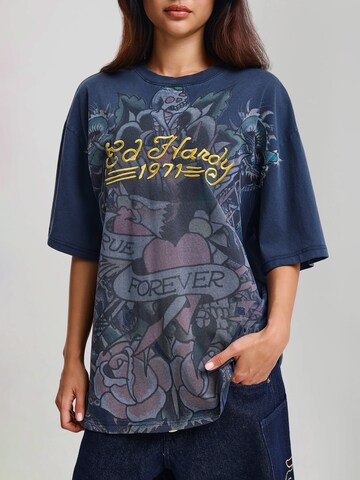 Ed Hardy Футболка в Синий: спереди