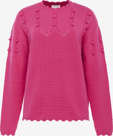 IZIA - Jersey en rosa: frente