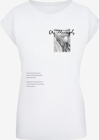 Maglietta 'Apoh - Munch 1893' di Merchcode in bianco: frontale