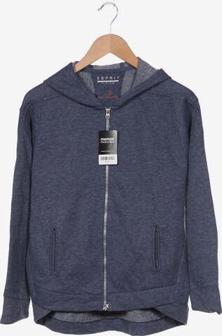 ESPRIT Sweatshirt & Zip-Up Hoodie in S in Blue: front
