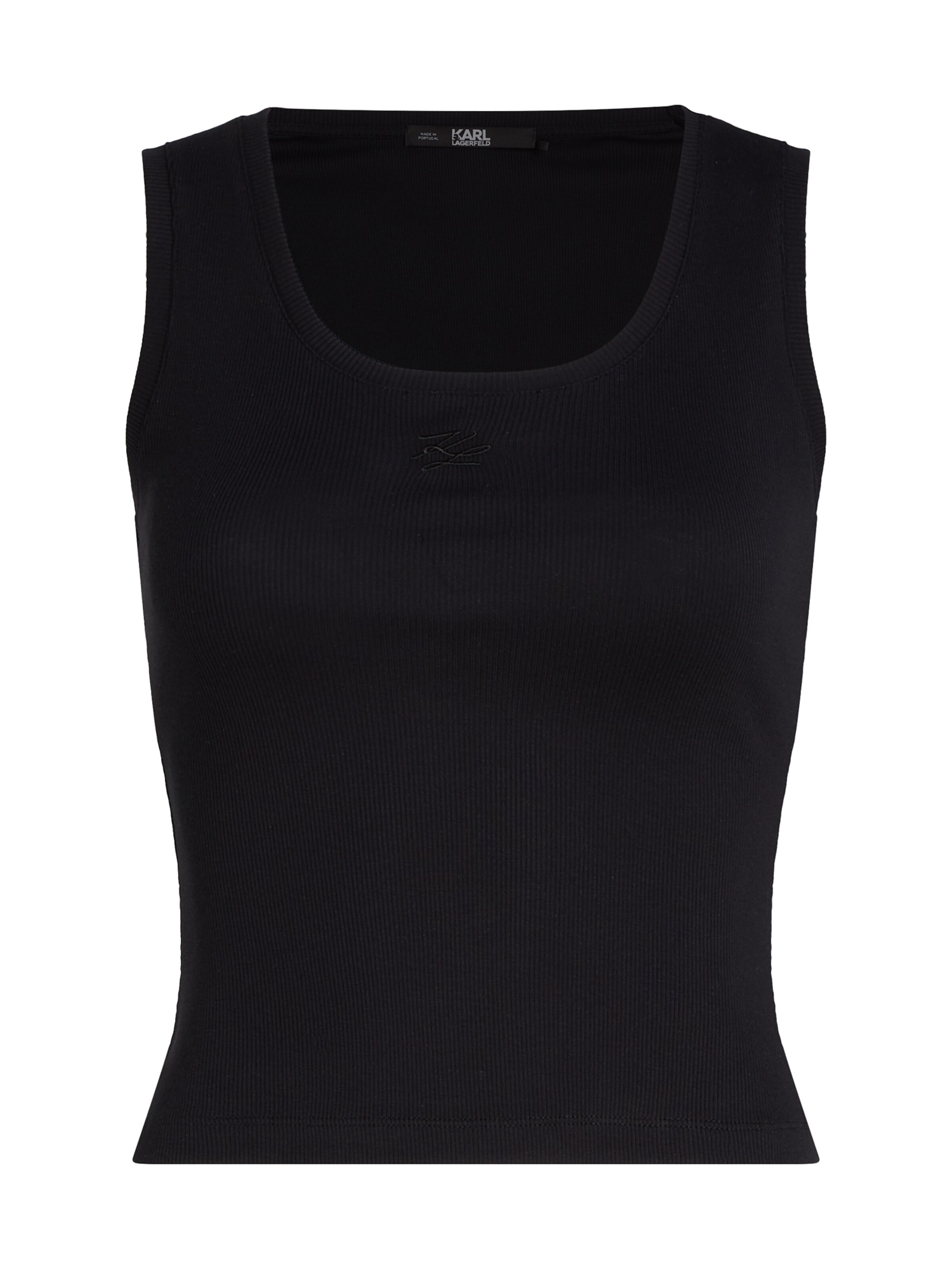 Karl Lagerfeld Topp i svart: framsida