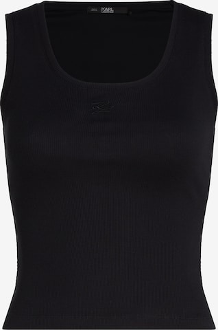 Karl Lagerfeld Top in Zwart: voorkant