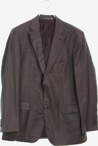 BOSS Black Suit Jacket in M-L in Brown: front